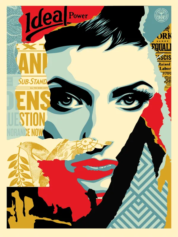 Ideal Power, by Shepard Fairey, 2017