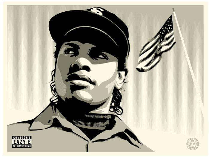 Compton’s Most Wanted, by Shepard Fairey, 2012