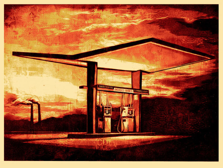 America’s Favorite (red), by Shepard Fairey, 2010