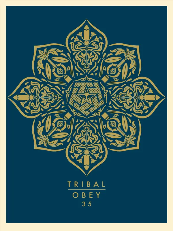 Tribal Anniversary, by Shepard Fairey, 2024