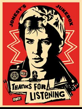 Jonesy’s Jukebox, by Shepard Fairey, 2006
