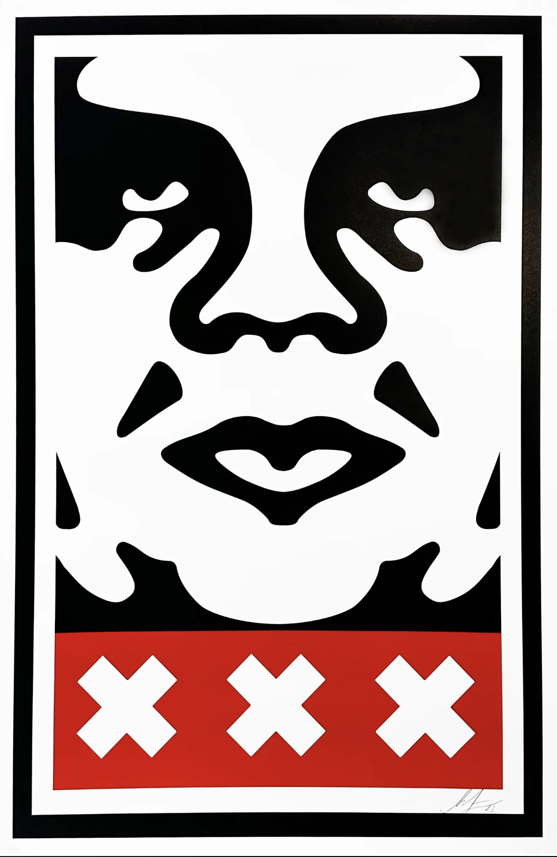 Icon XXX Offset Lithograph, by Shepard Fairey, 2023