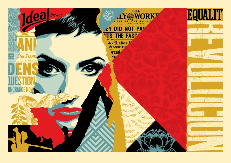 Ideal Power Large Format, by Shepard Fairey, 2018