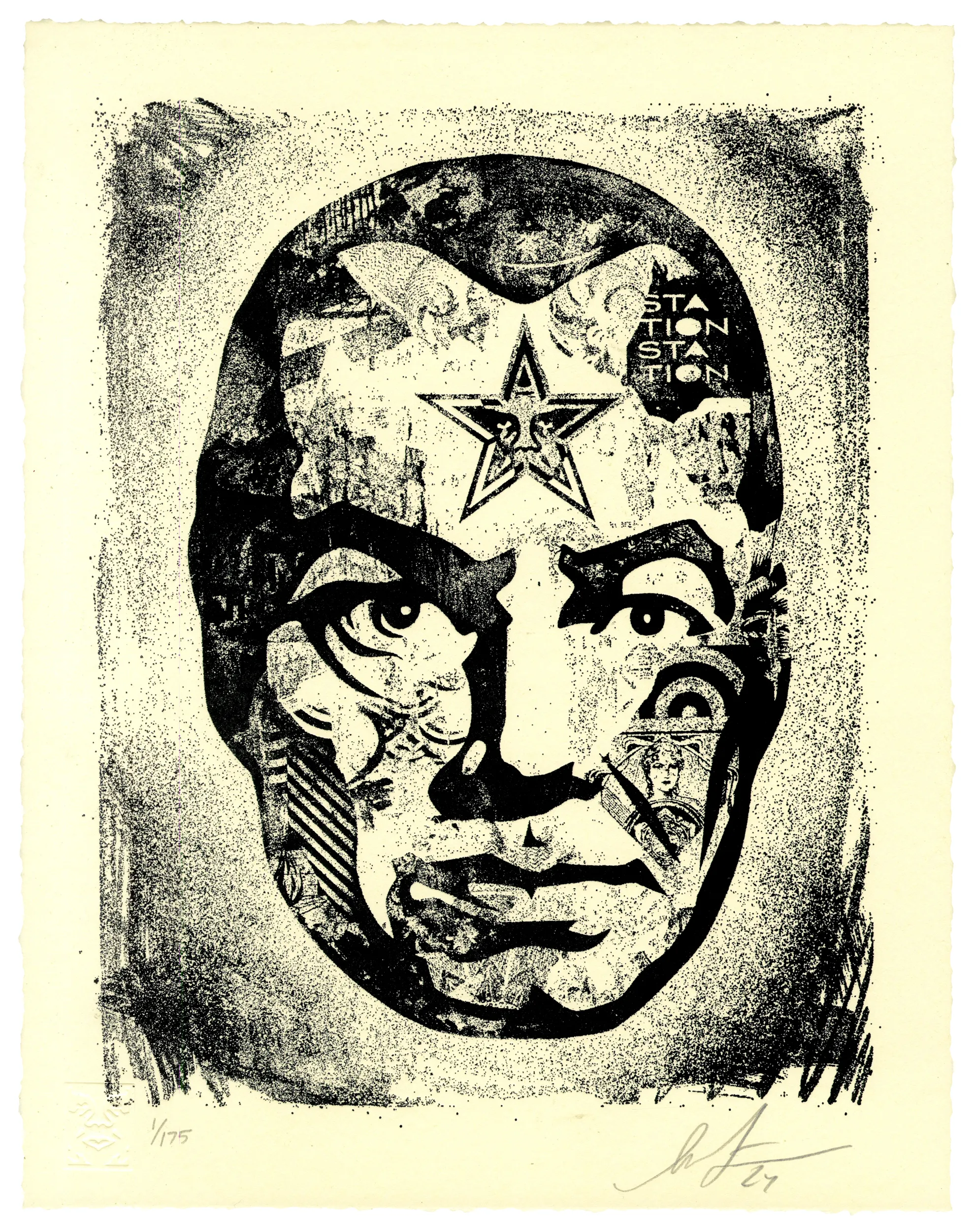 Big Brother Letterpress, by Shepard Fairey, 2025
