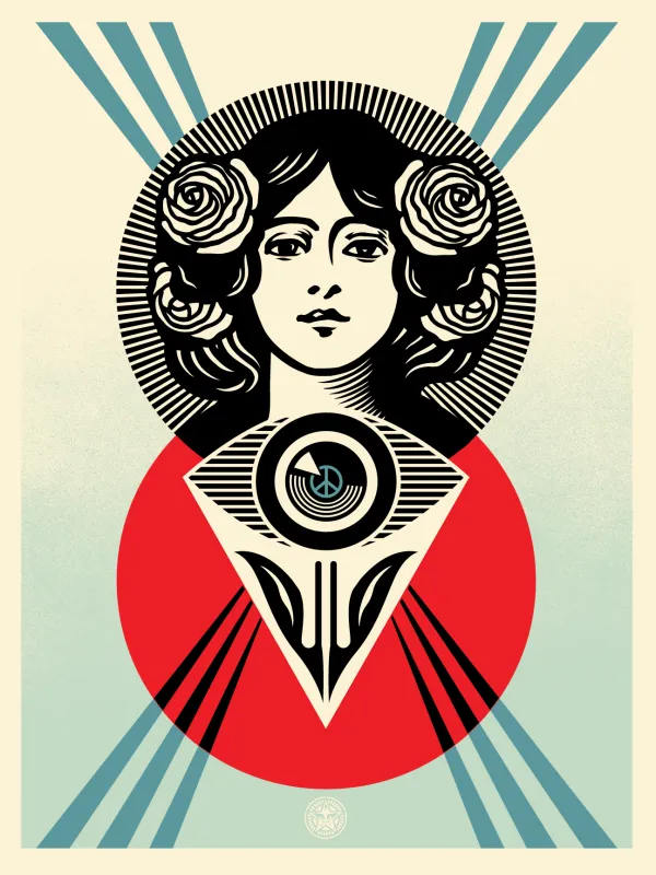 Third Eye Open Holiday, by Shepard Fairey, 2024