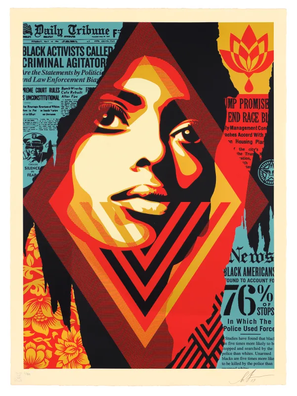 Bias By Numbers, by Shepard Fairey, 2019