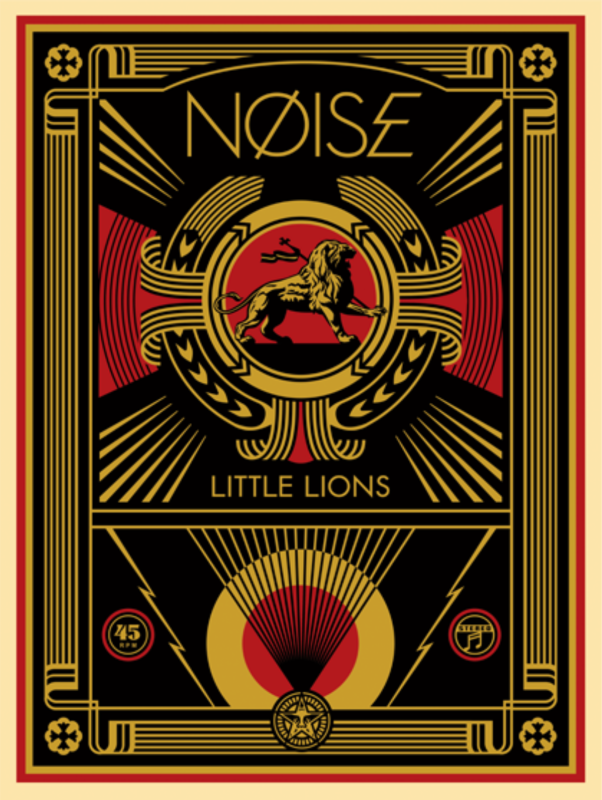 Nøise Little Lions, by Shepard Fairey, 2016