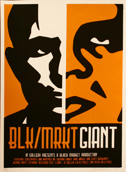 Blk/mrkt Giant, by Shepard Fairey, 1997