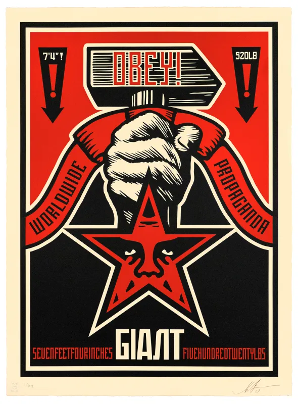 Obey Hammer, by Shepard Fairey, 2019