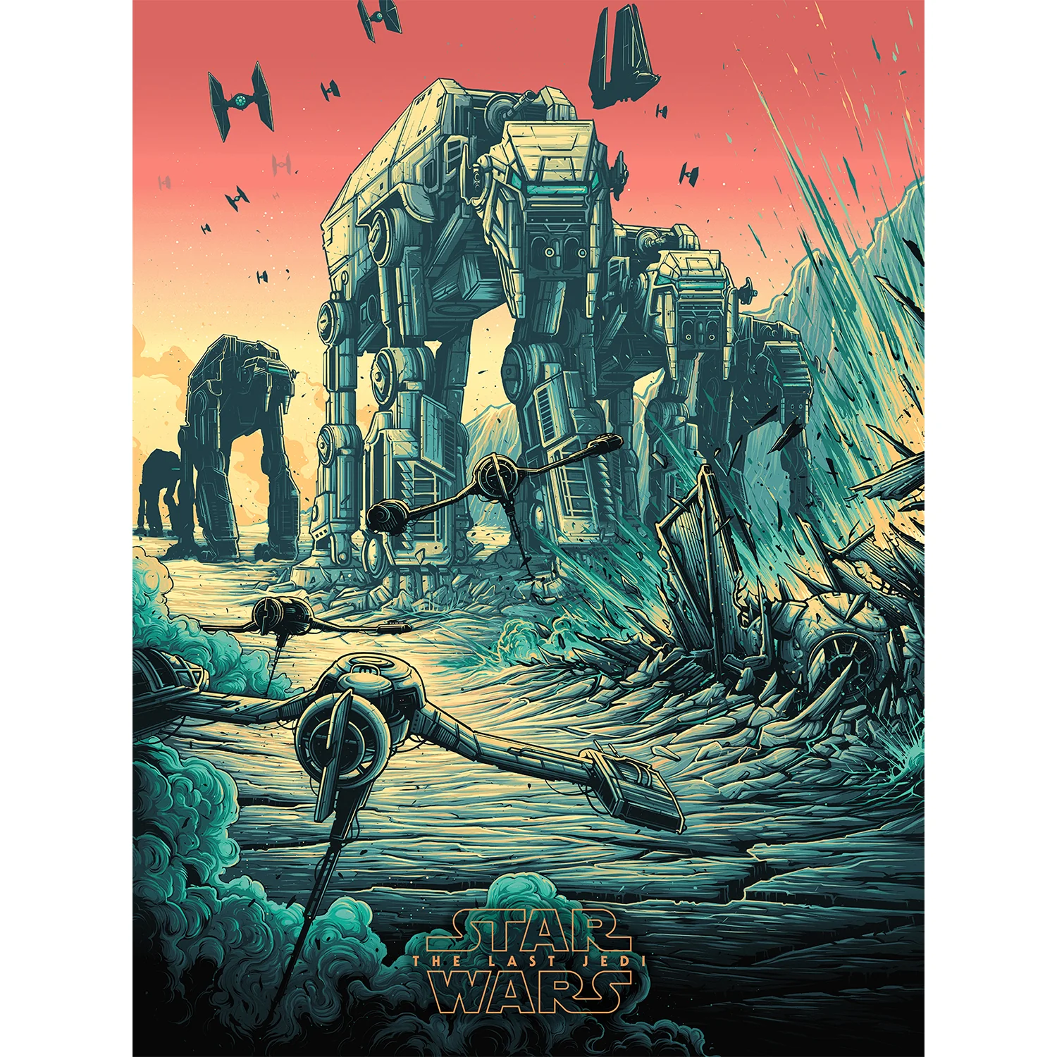 Star Wars - The Last Jedi 2 - Variant, by Dan Mumford