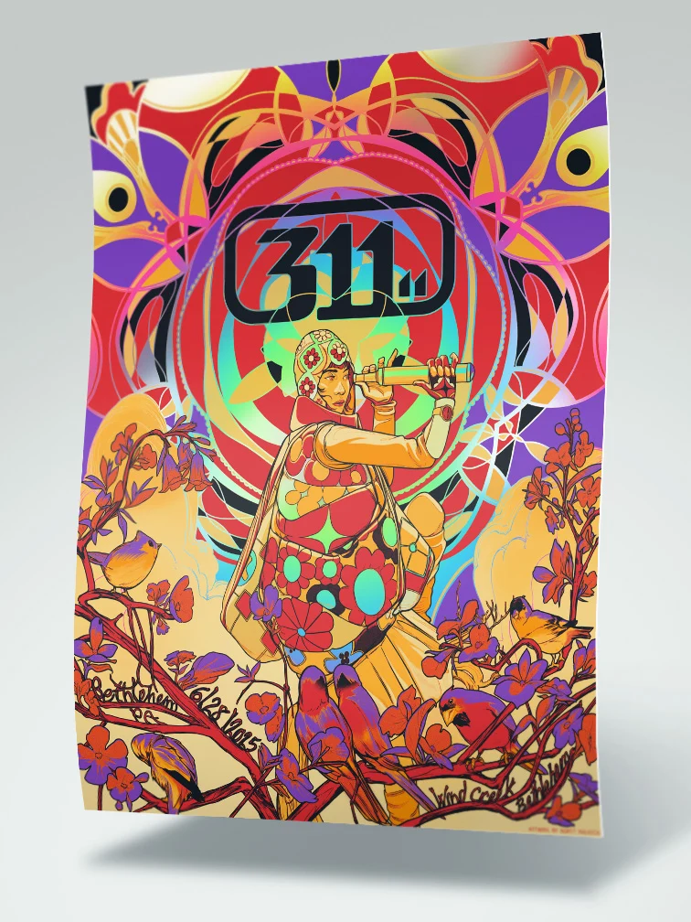311 Bethlehem Variant Rainbow Foil AP, by Nimit Malavia