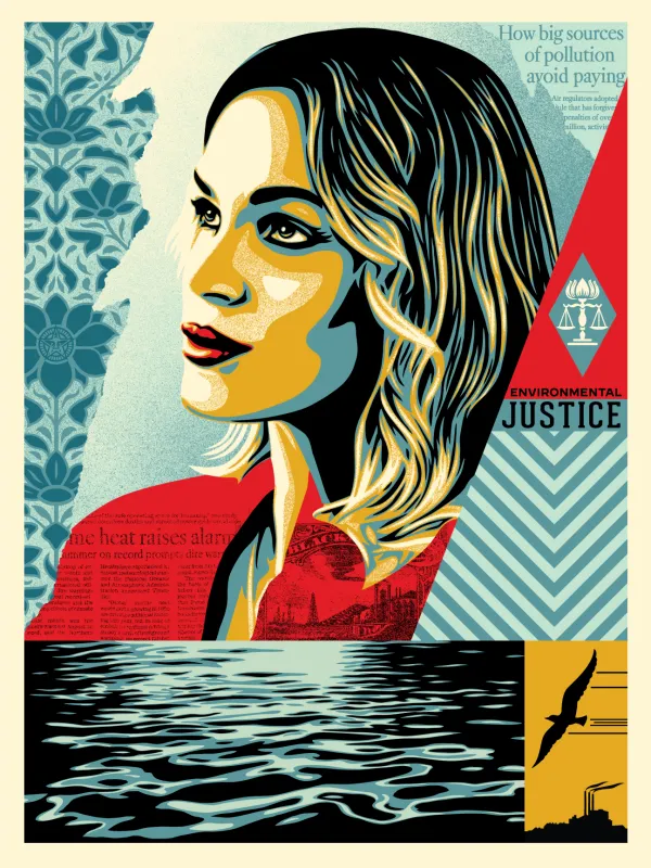 Environmental Justice, by Shepard Fairey, 2024