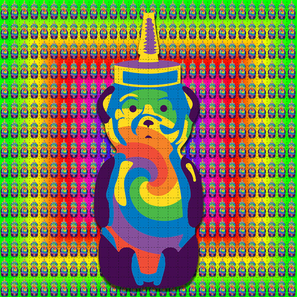 Psychedelic Bear, by Fnnch