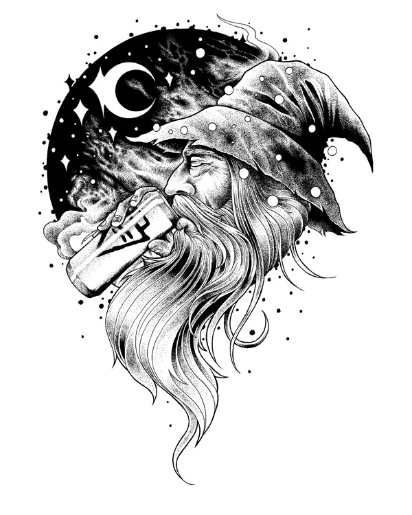Drunk Wizard, by Matt Loomis