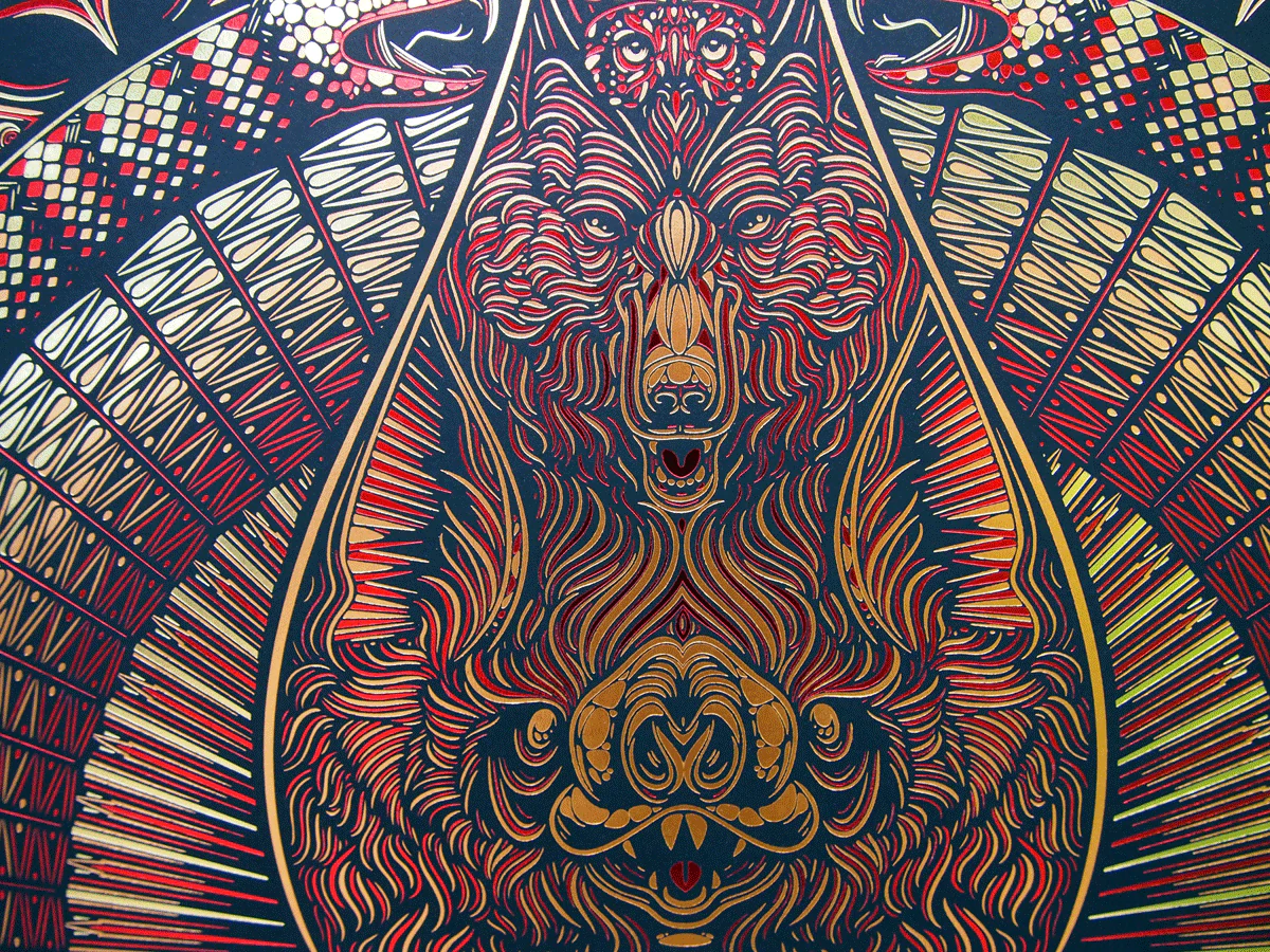 Strange Attraction 4 - crimson red, by Todd Slater thumbnail 3