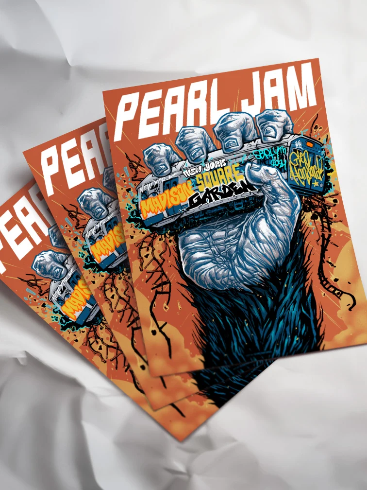 Pearl Jam MSG NY Variant AP, by Munk One thumbnail 2