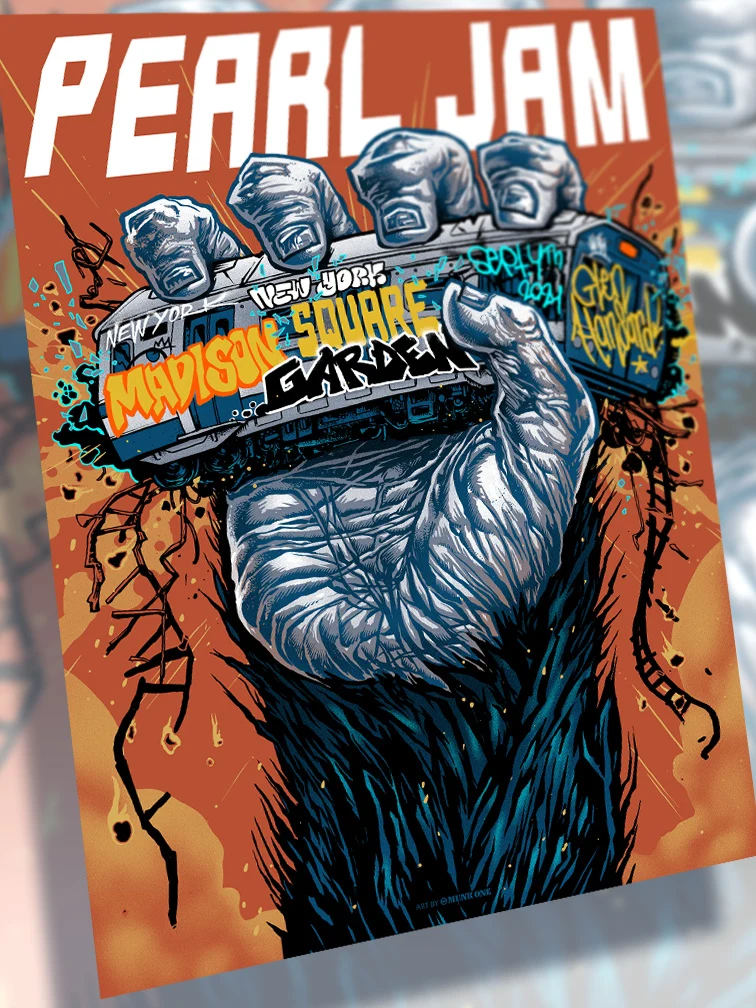 Pearl Jam MSG NY Variant AP, by Munk One thumbnail 3
