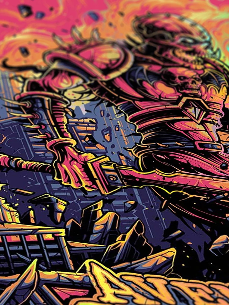Avenged Sevenfold Denver Variant Rainbow Foil AP, by Dan Mumford thumbnail 3