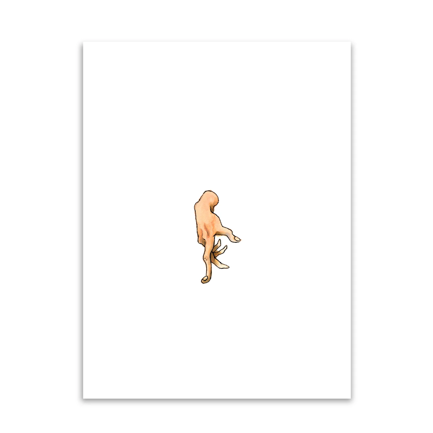 Thing (Addams Family) Original Art, by Alex Pardee thumbnail 2