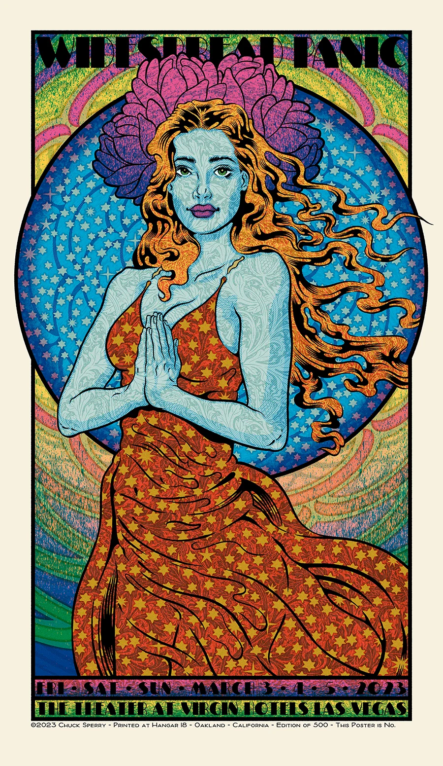 Widespread Panic Venus, by Chuck Sperry, 2023
