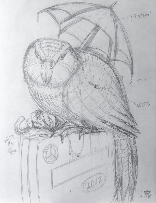 Kakapo Luggage Pencils, by Munk One thumbnail 2