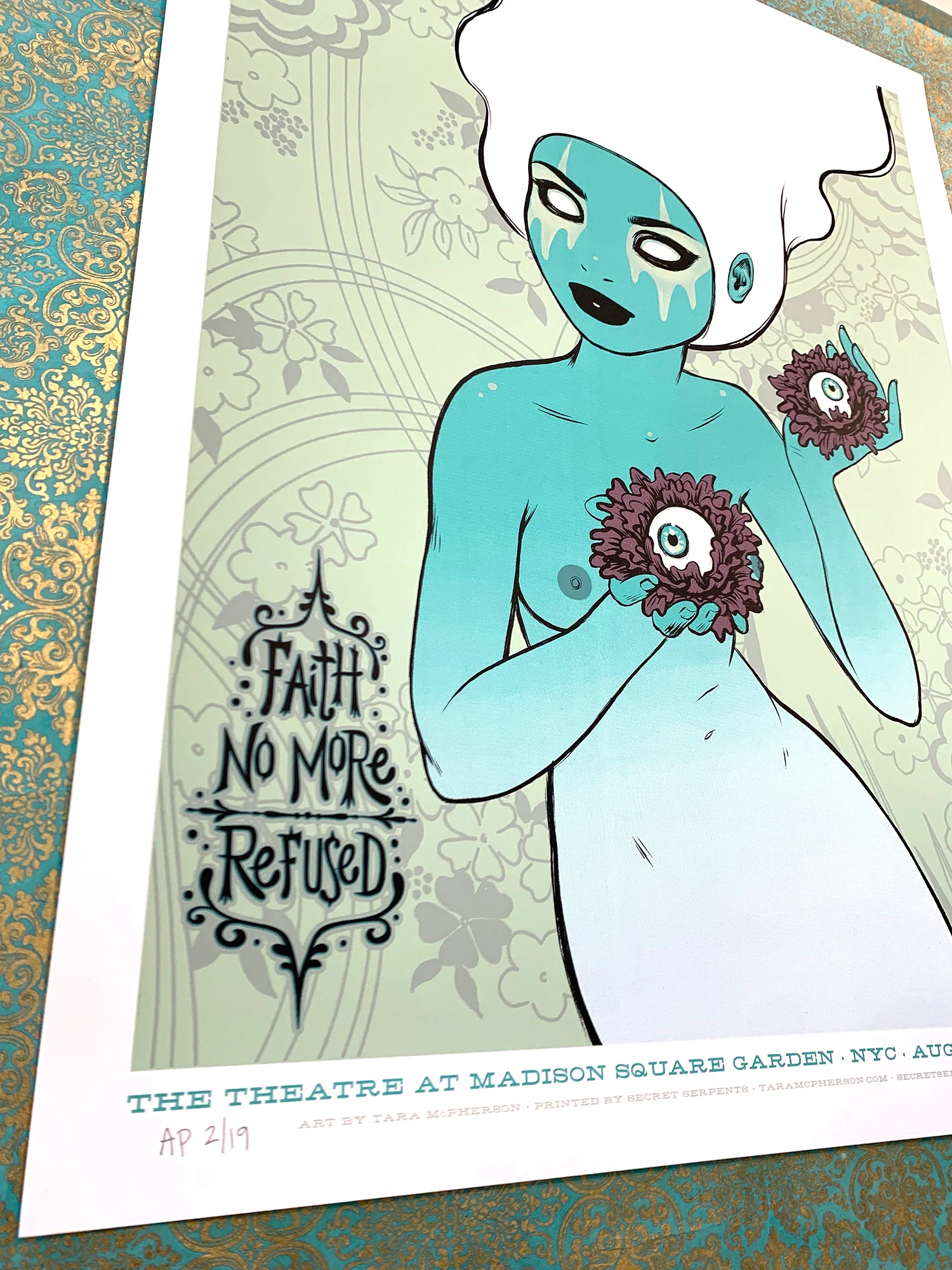 Faith No More + Refused : Green, by Tara McPherson