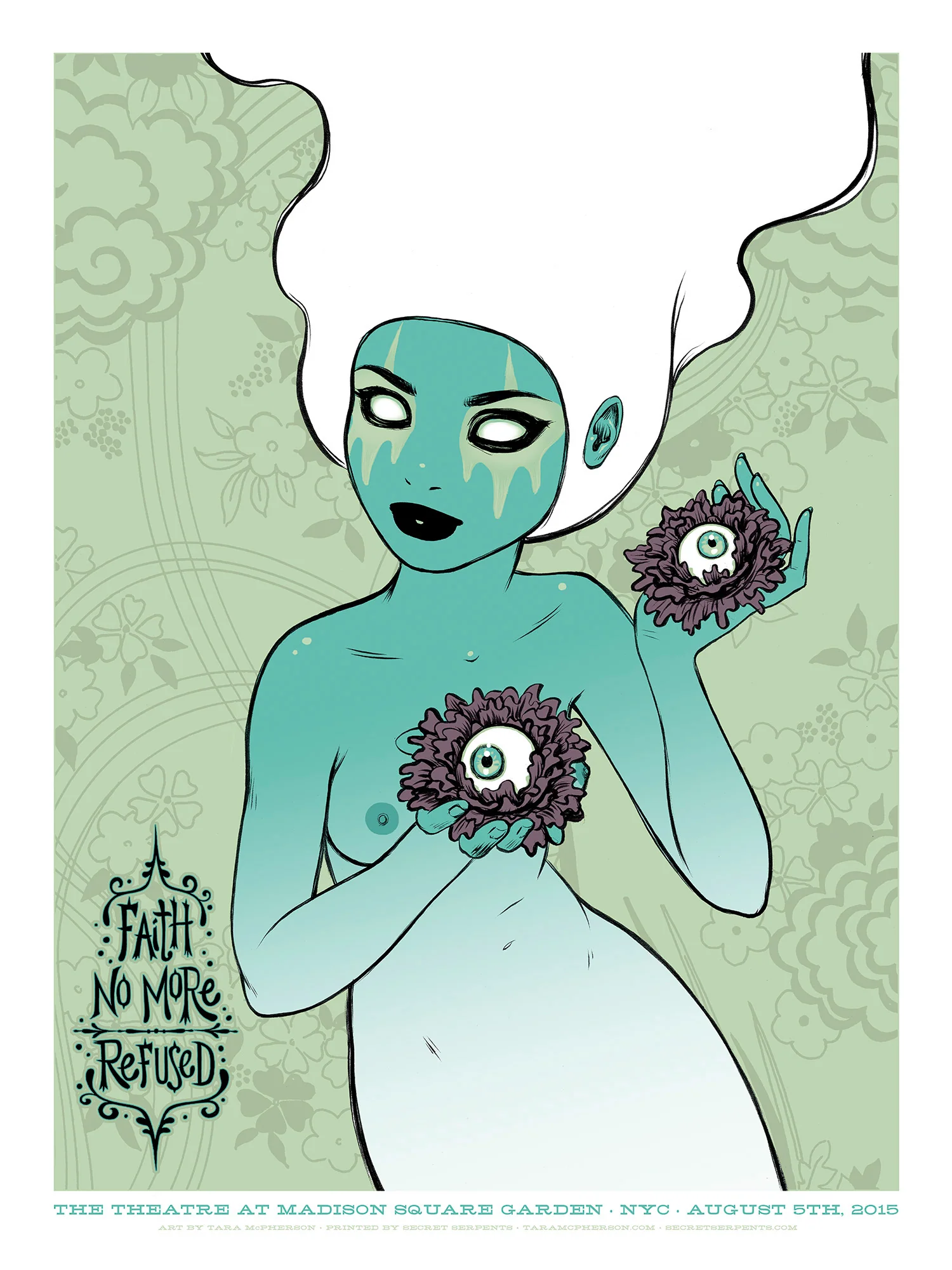 Faith No More + Refused : Green, by Tara McPherson thumbnail 2