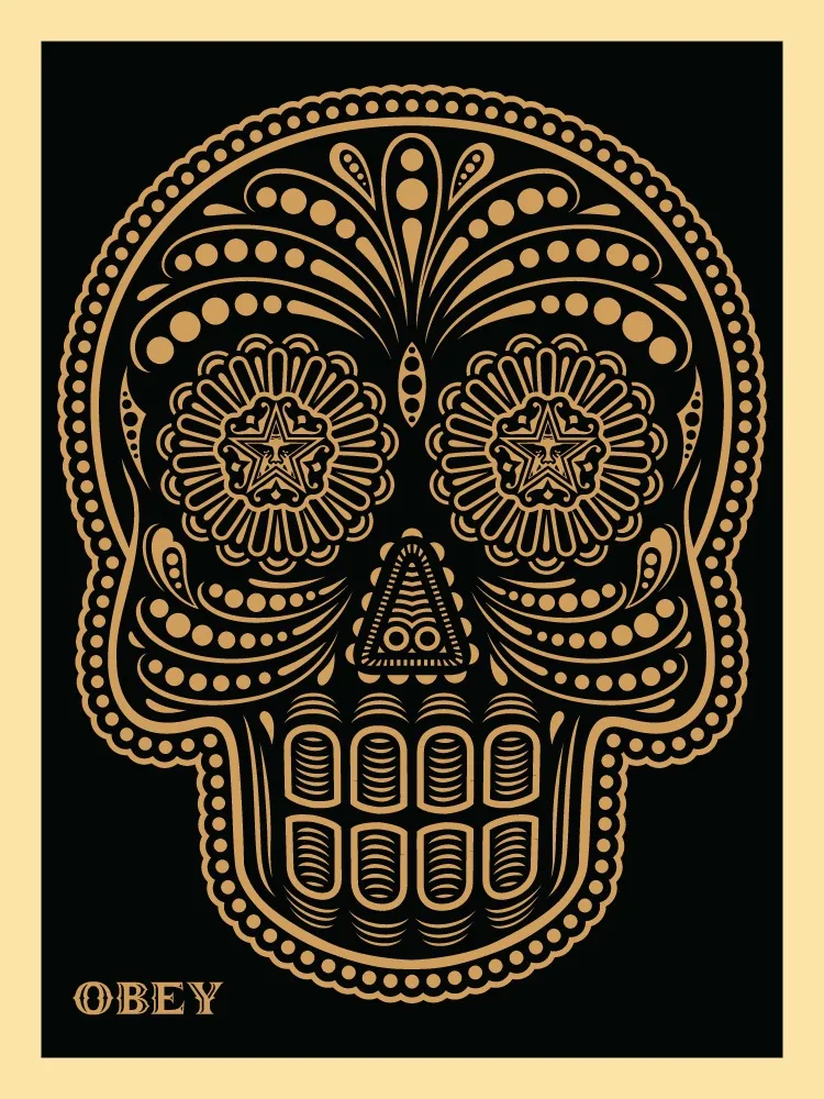 Dia De Los Muertos Large Format, by Shepard Fairey, Ernesto Yerena, 2016