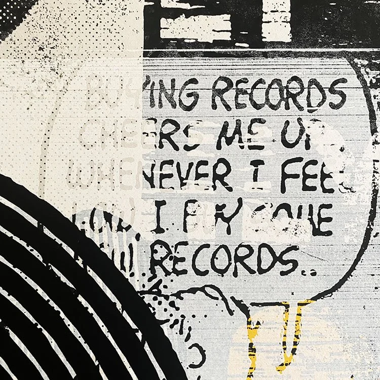 Record Monoprint #008, by Aesthetic Apparatus thumbnail 2