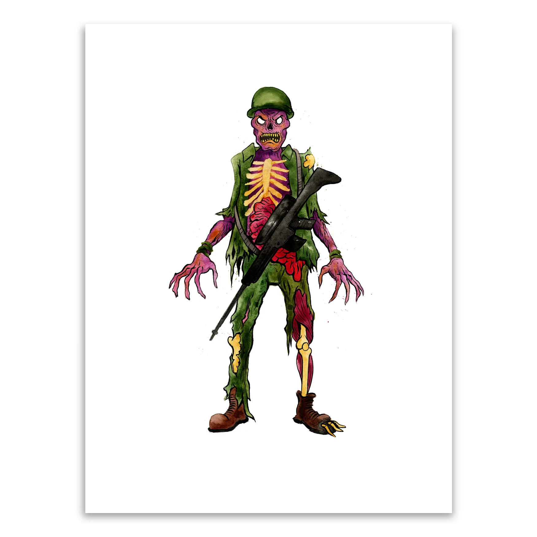 Big Ben Original Art, by Alex Pardee thumbnail 2