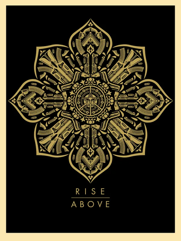 Rise Above, by Shepard Fairey, 2015