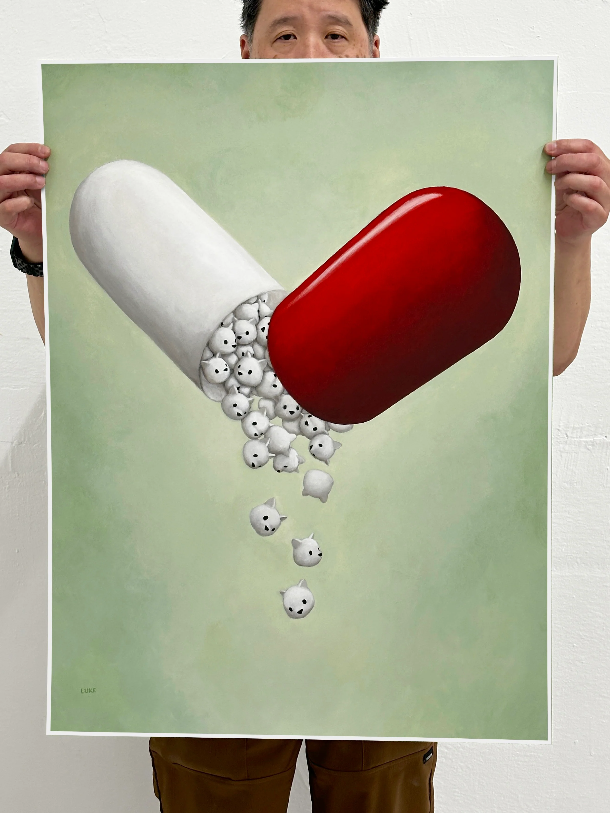 Pill Head, by Luke Chueh