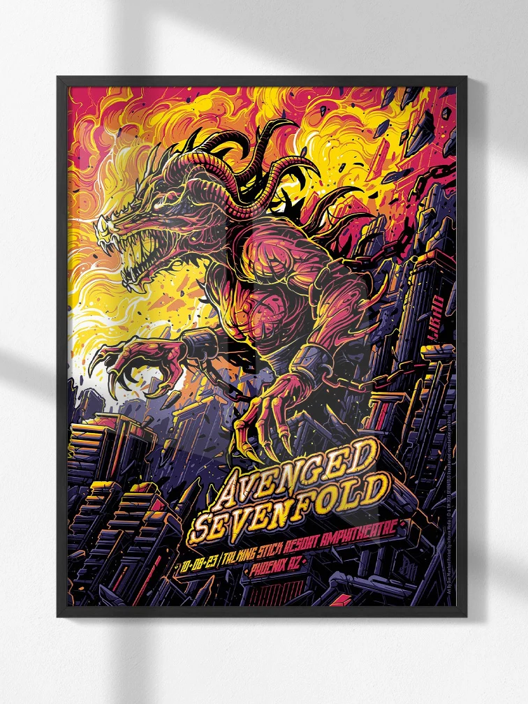 Avenged Sevenfold Phoenix Variant AP, by Dan Mumford thumbnail 3