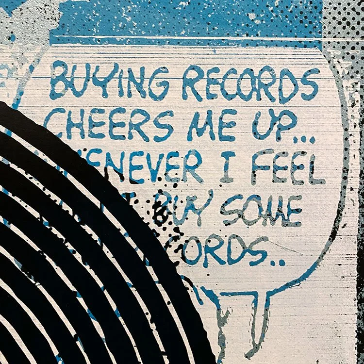 Record Monoprint #003, by Aesthetic Apparatus thumbnail 2