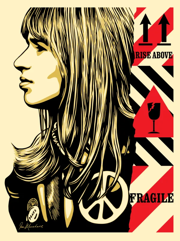Fragile Peace, by Shepard Fairey, 2017