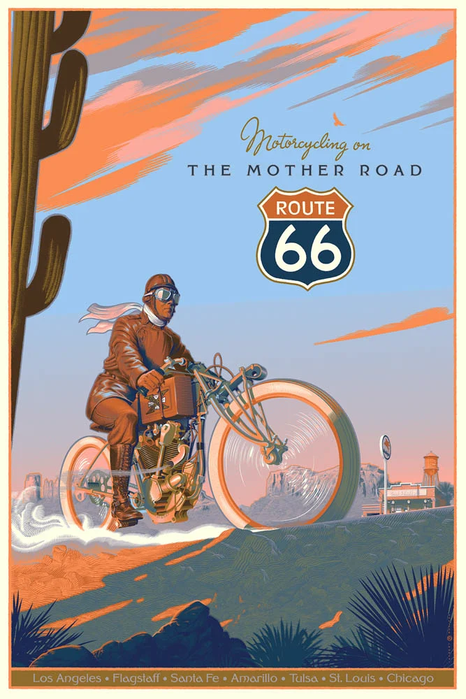 Route 66 / Excelsior (Variant), by Laurent Durieux