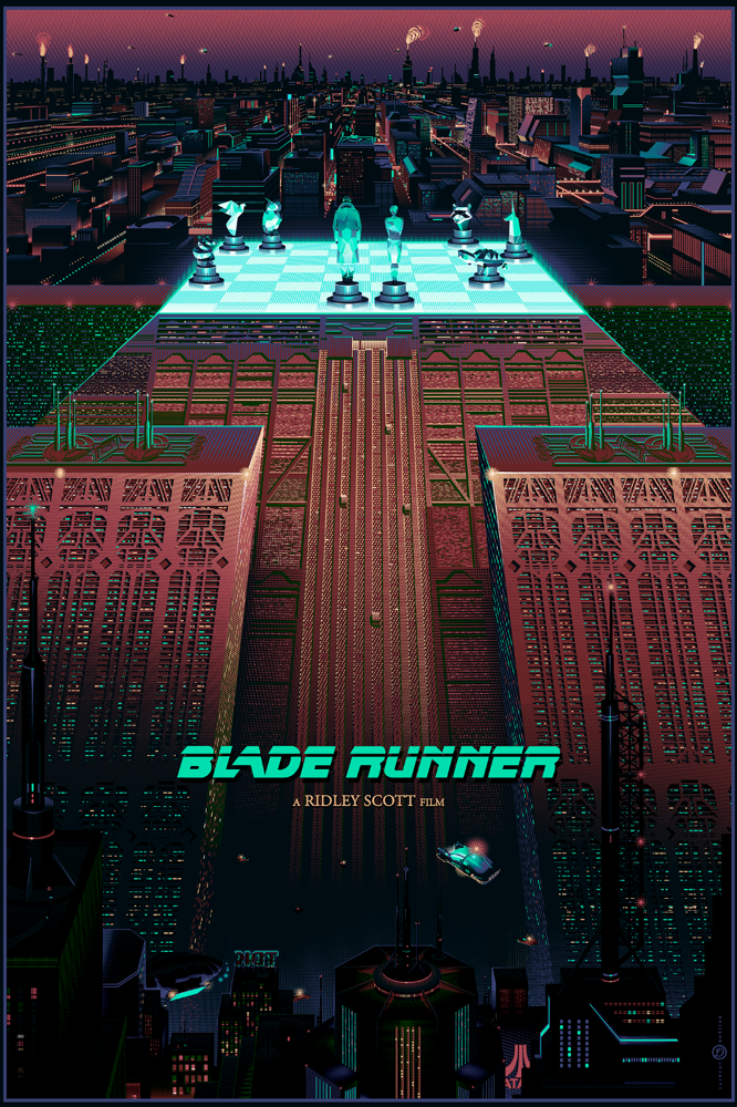 Blade Runner (Chess at Tyrell Corp) Variant, by Laurent Durieux thumbnail 2