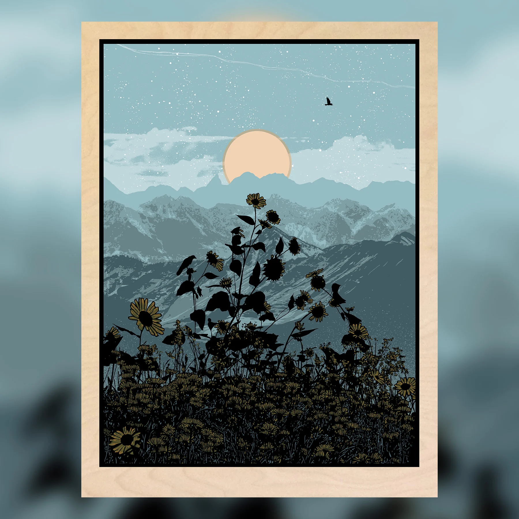 Flower - Wood Panel, by Dan McCarthy thumbnail 3