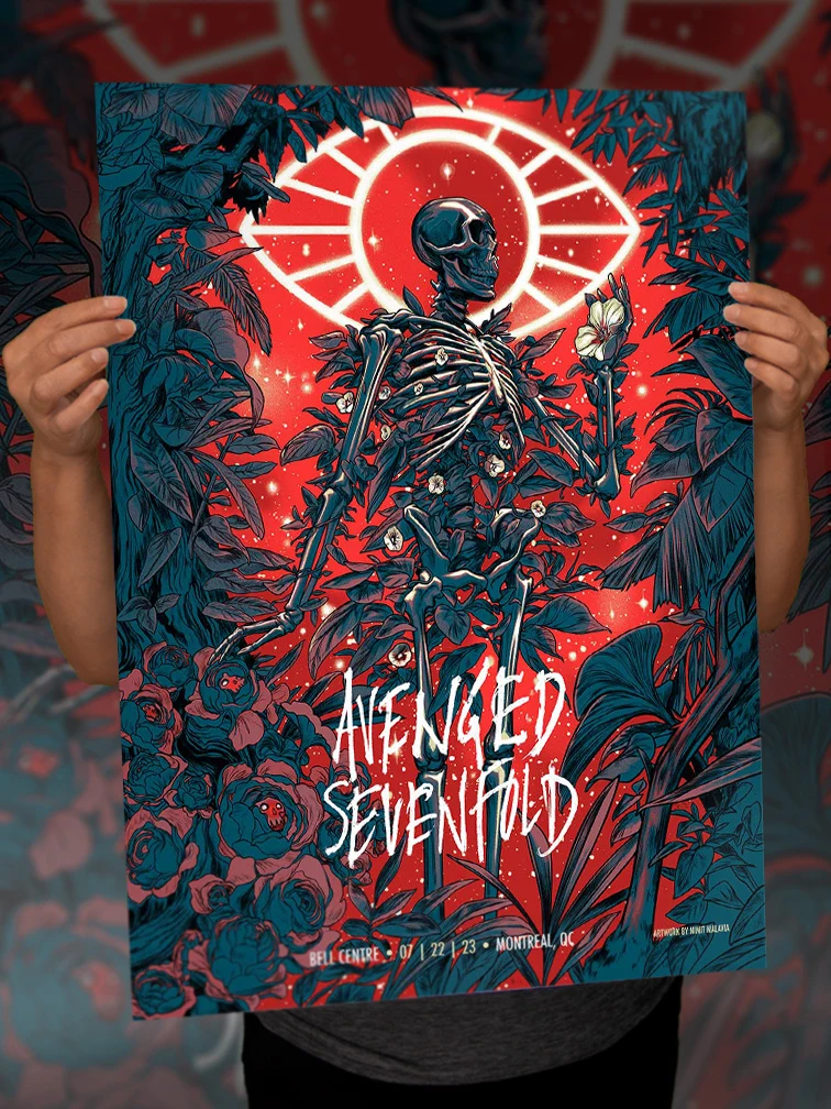 Avenged Sevenfold Montreal Blue Variant AP, by Nimit Malavia