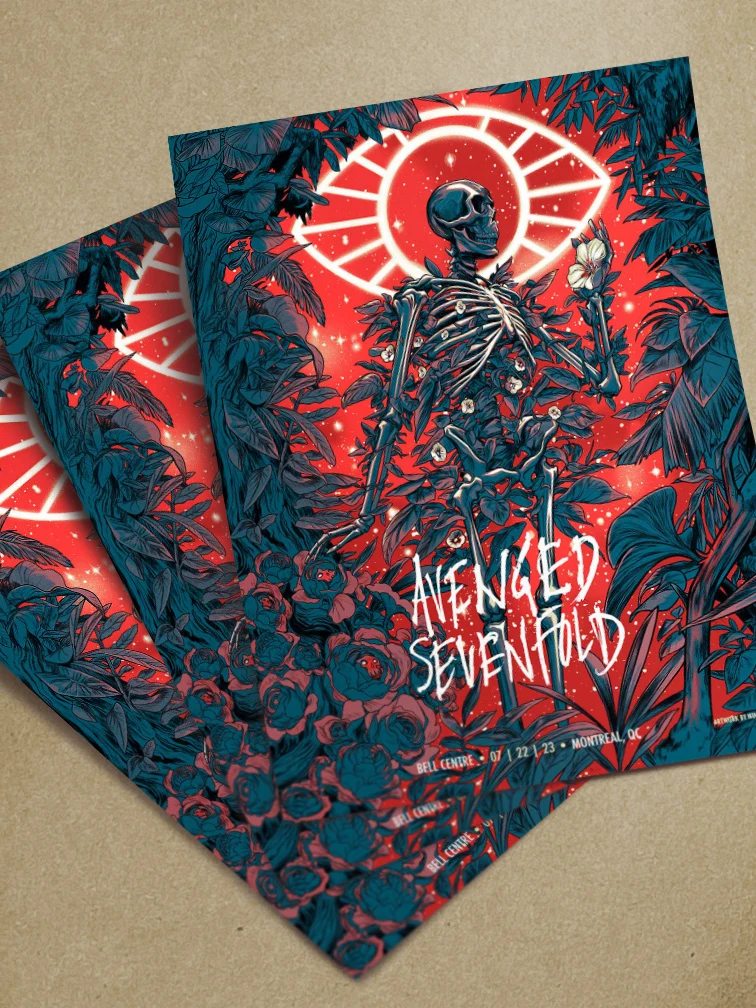 Avenged Sevenfold Montreal Blue Variant AP, by Nimit Malavia thumbnail 2