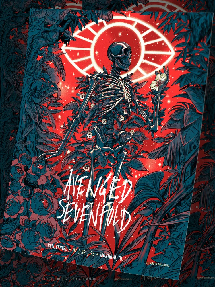 Avenged Sevenfold Montreal Blue Variant AP, by Nimit Malavia thumbnail 3