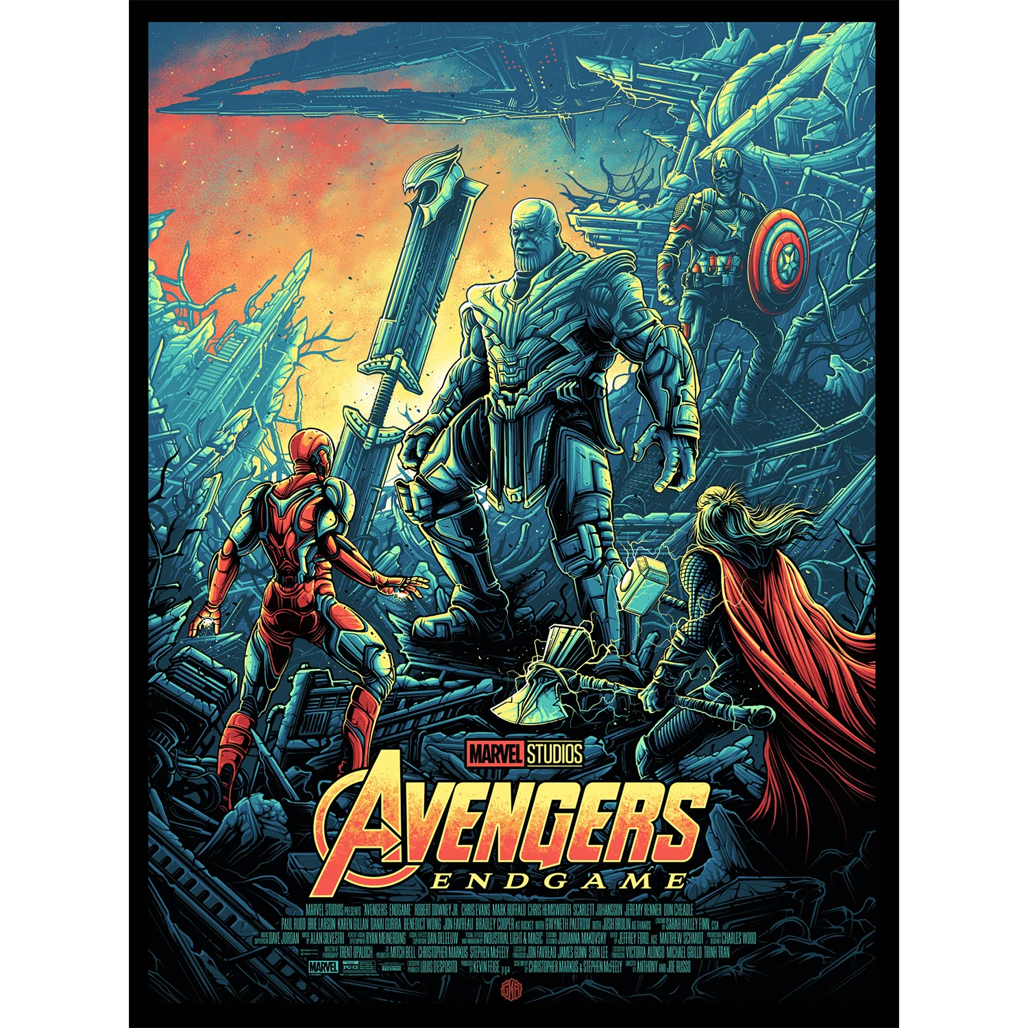 Avengers - Endgame, by Dan Mumford