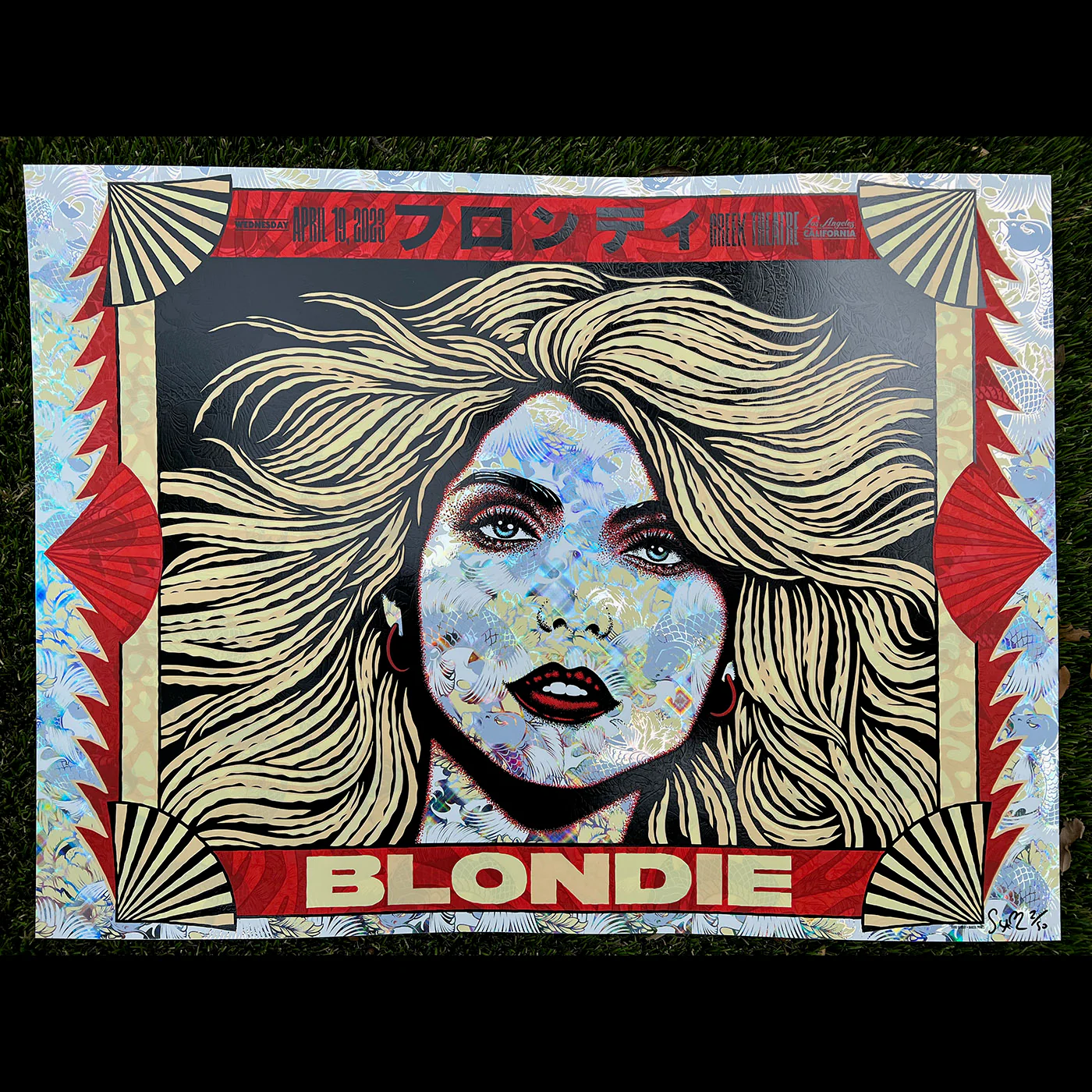 Blondie - diamonds foil to 50, by Todd Slater thumbnail 2
