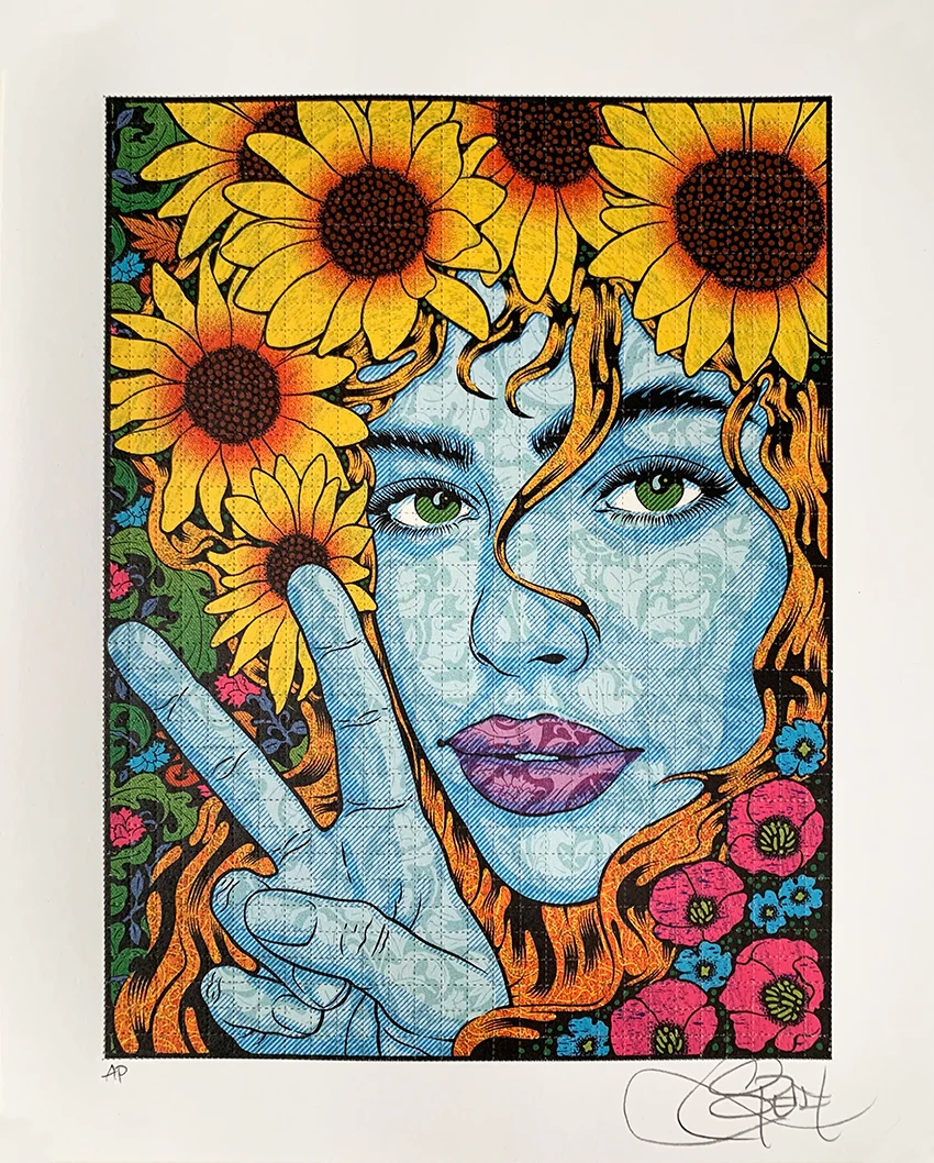 Harmonia Blotter, by Chuck Sperry, 2019