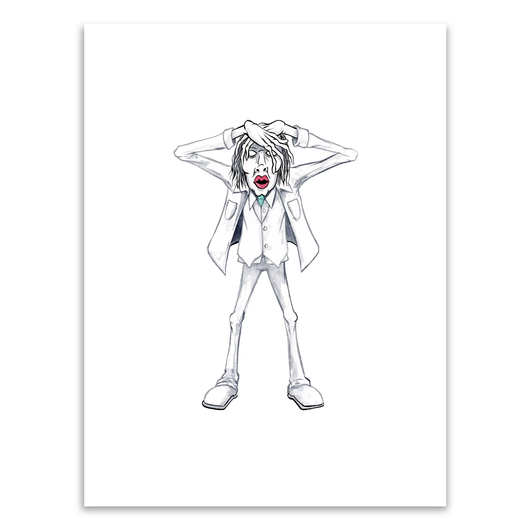 Longlegs Original Art, by Alex Pardee thumbnail 2
