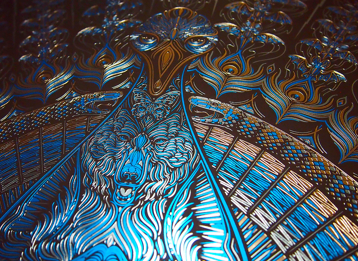 Strange Attraction 4 - sapphire blue, by Todd Slater thumbnail 2