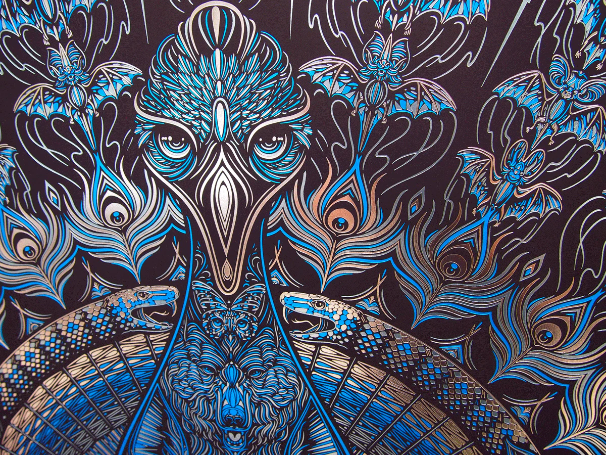 Strange Attraction 4 - sapphire blue, by Todd Slater thumbnail 3