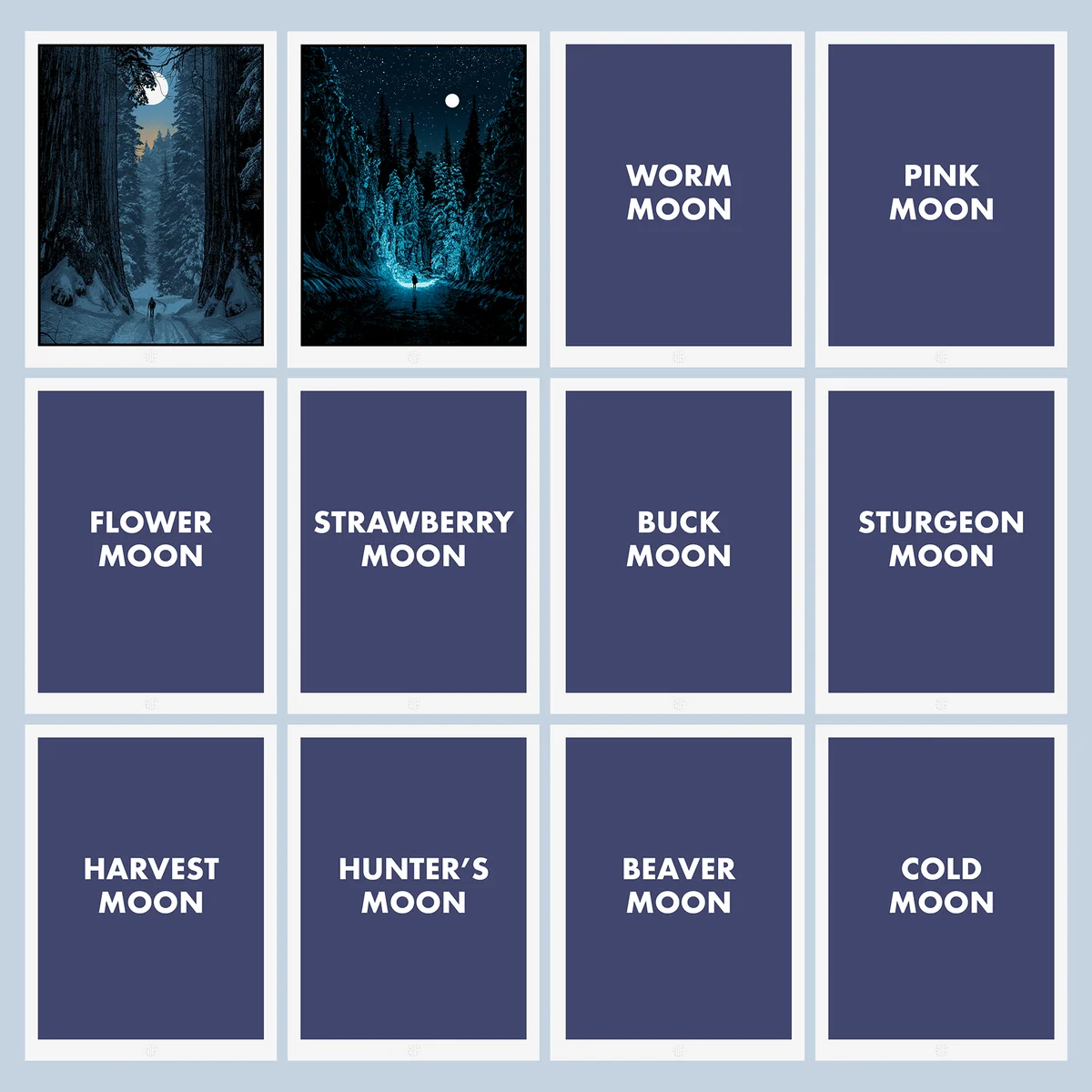 Wolf Moon (wood panel) - LA Luna #1, by Dan McCarthy thumbnail 2