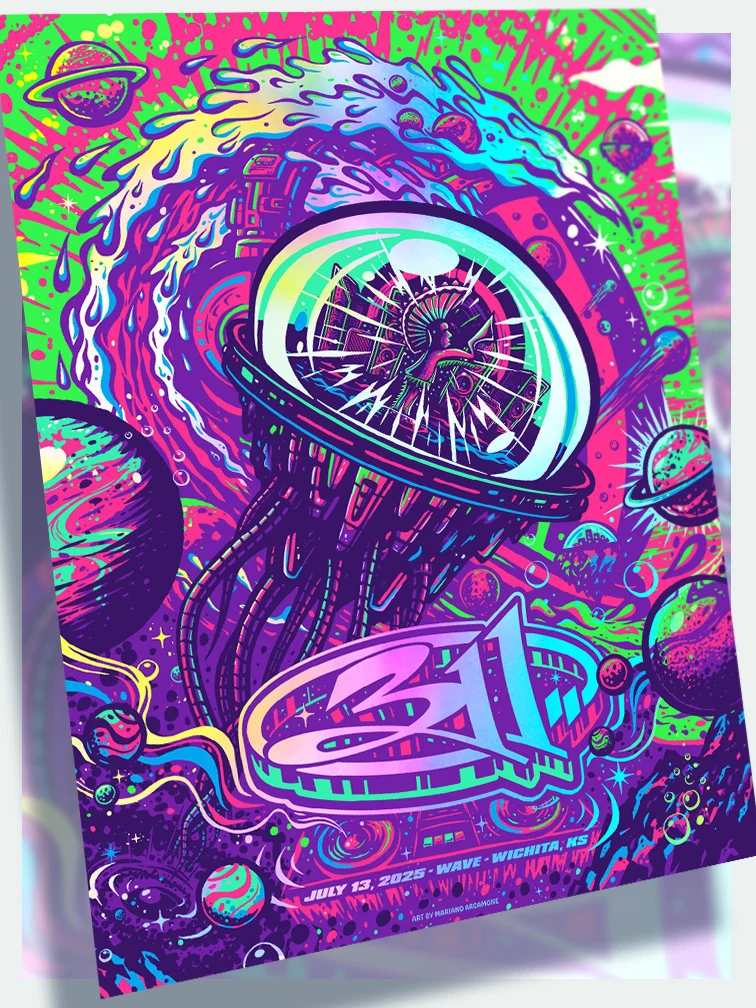 311 Wichita AP Green Variant Rainbow Foil, by Mariano Arcamone thumbnail 3