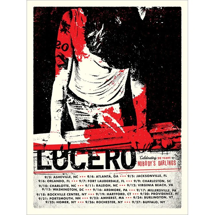 Lucero - Nobody's Darlings 20 Tour, by Aesthetic Apparatus